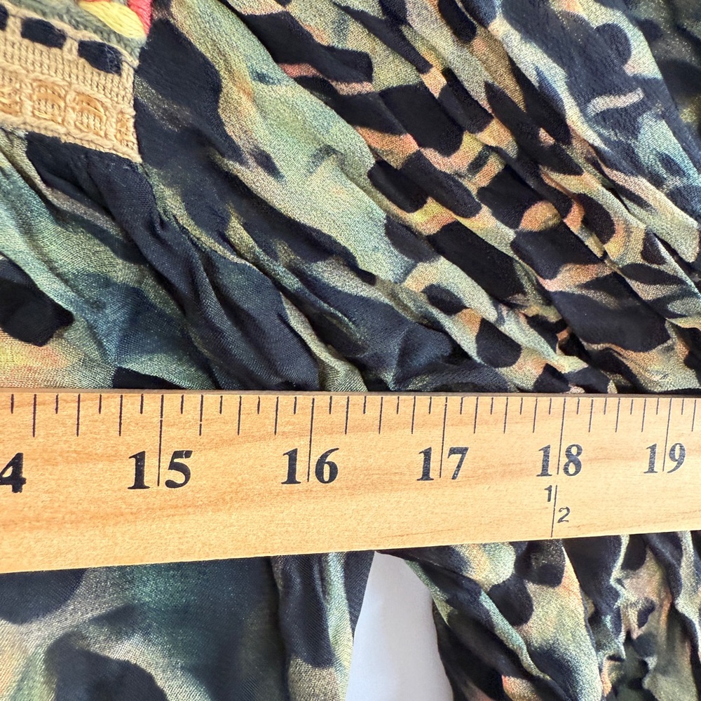 Anthro Blnk London Leopard Print Long Sleeve Women's Top - Picture 8 of 11